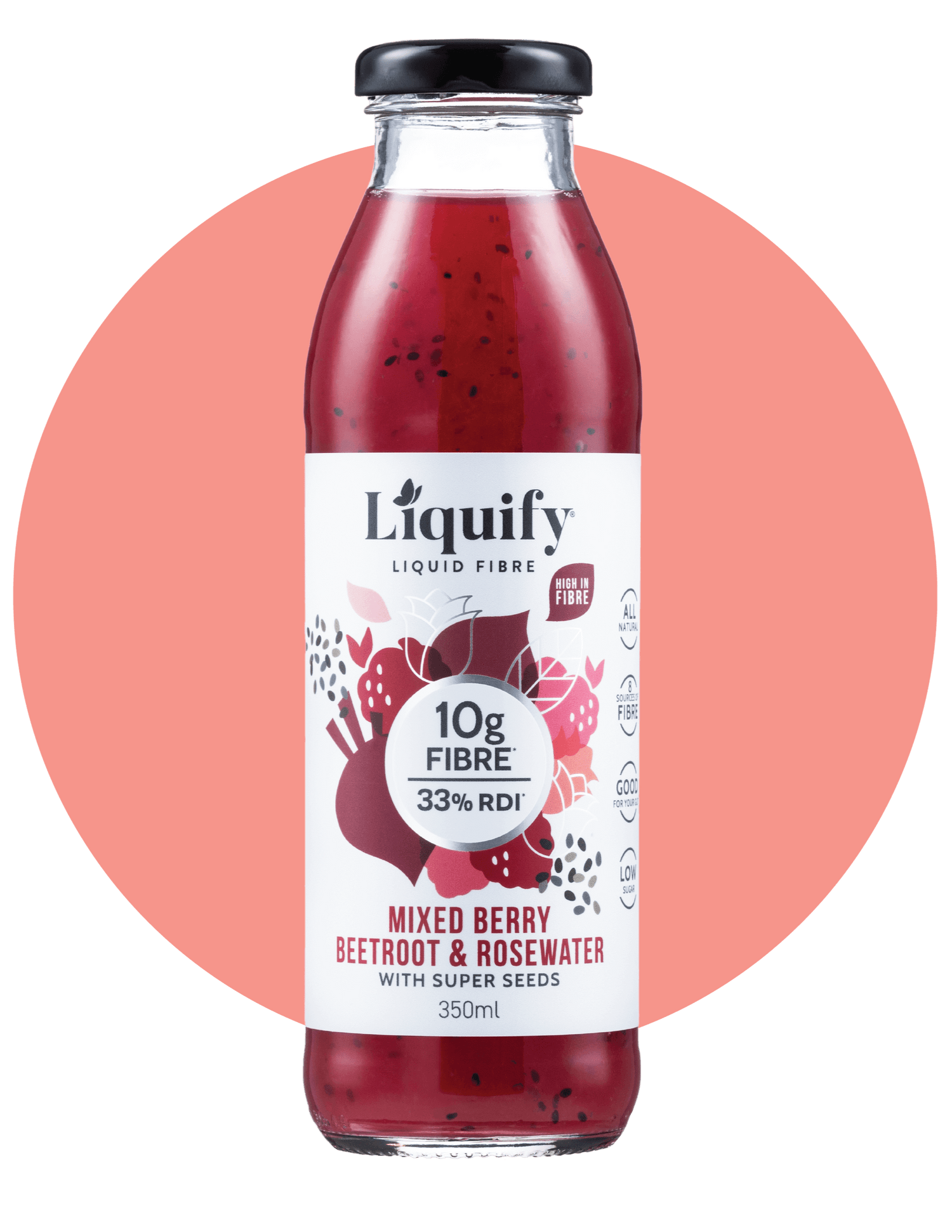 Mixed Berry, Beetroot & Rosewater Juice